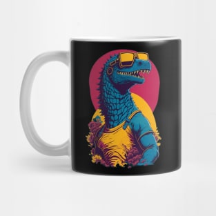 Retro Godzilla Mug